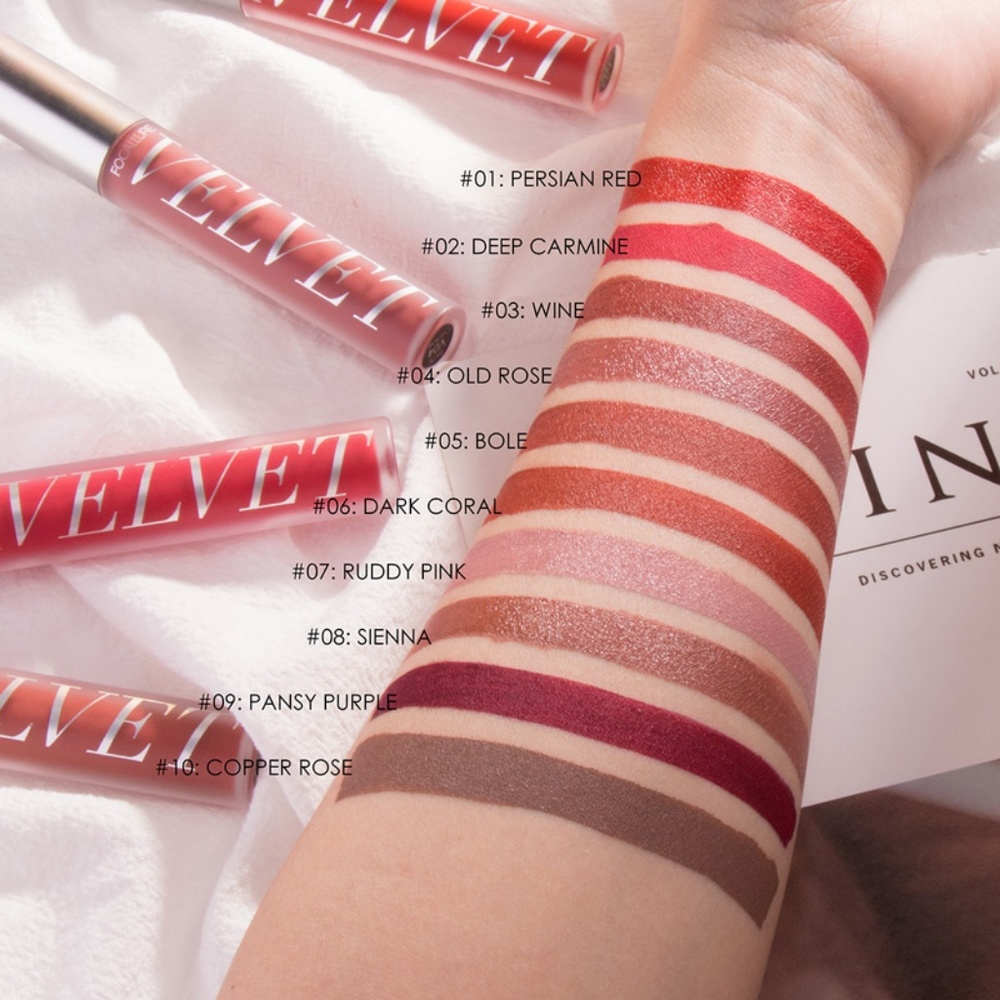 NEW Focallure Velvet Liquid Lipstick #07 - Picture 2 of 3